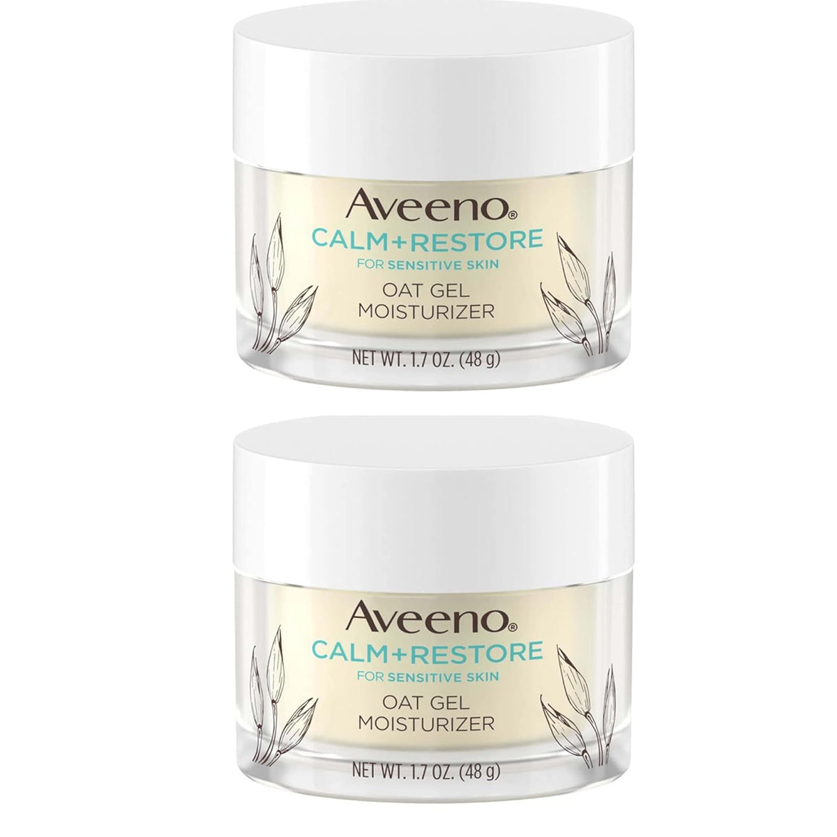 Aveeno Calm + Restore Triple Oat Hydrating Face Serum for Sensitive Skin Gentle and Lightweight