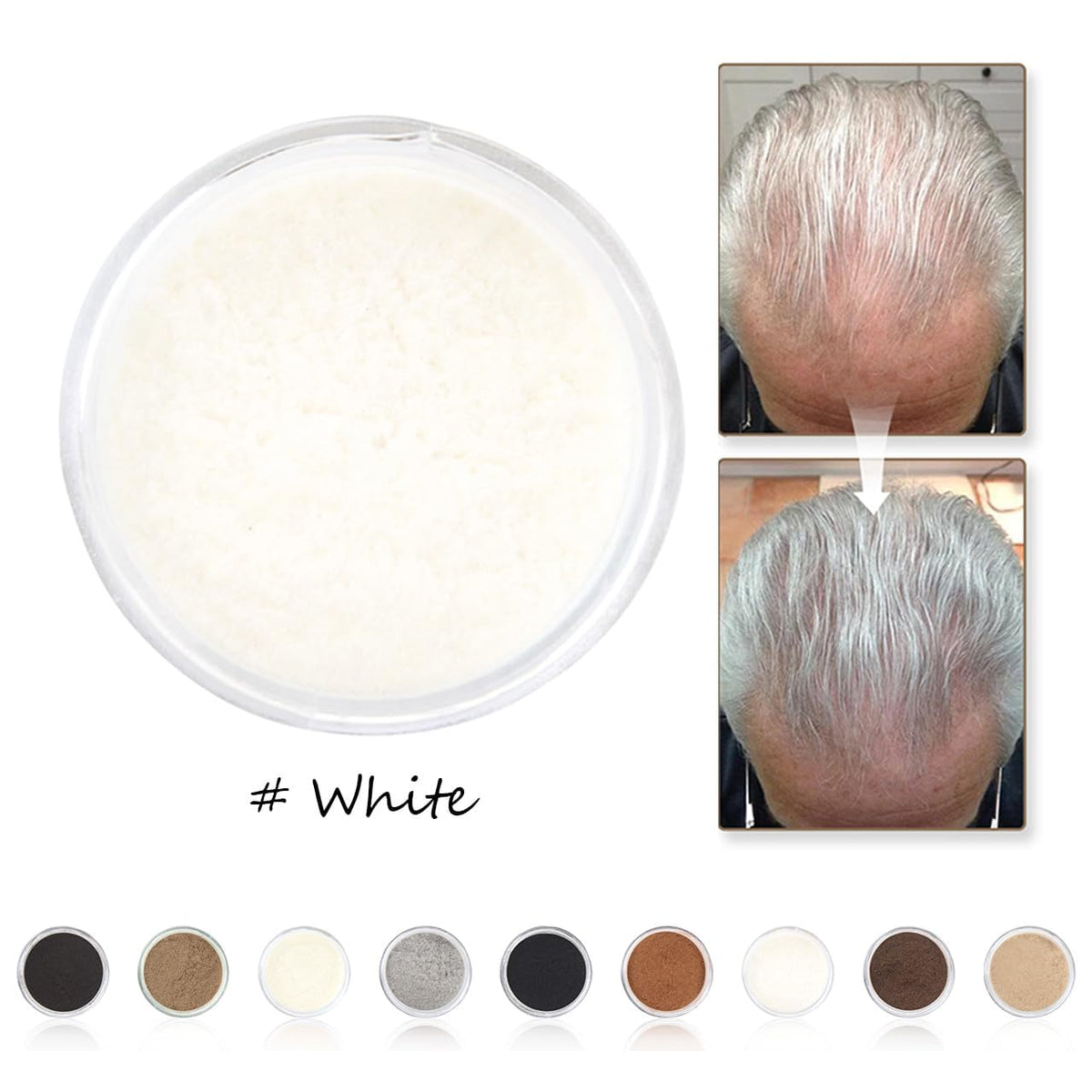 Hair Fibers for Thinning Hair for Women All-Natural Hair Building Fibers 0.98 Oz Hair Volume Powder
