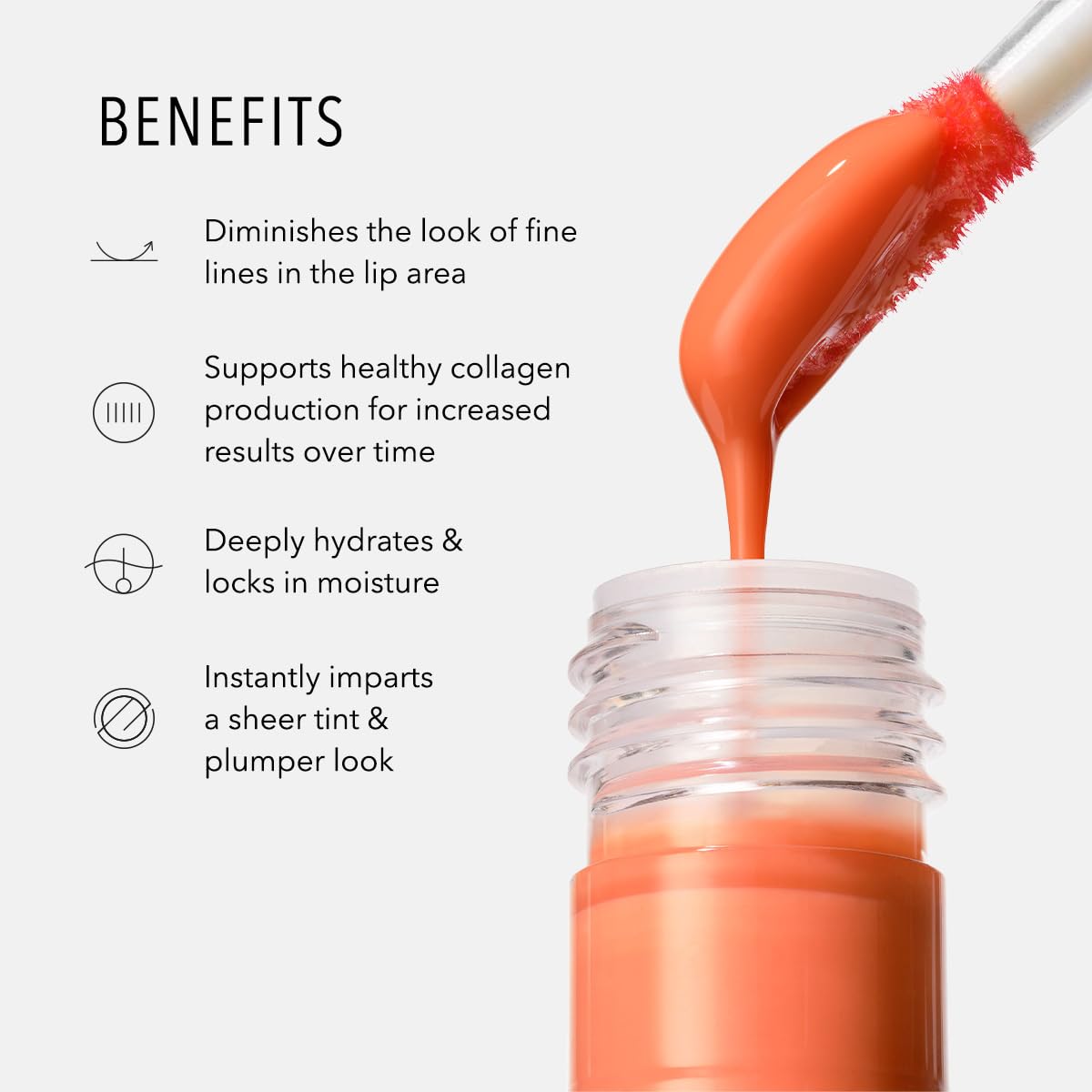 HydroPeptide Perfecting Gloss, Lip Plumping Gloss & Hydrating Treatment, Volumizing