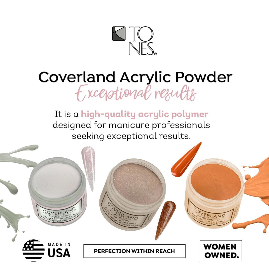 Tones Coverland Acrylic Nail Powder "Croissant au Miel" - Limited Edition Acrylic Powder for Nail