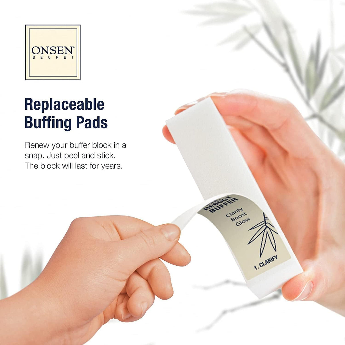 Onsen Secret Complete Nail Reboot Kit w/Nail Reboot Oil 10ml, Nail File 120/180 Grit Double Sided