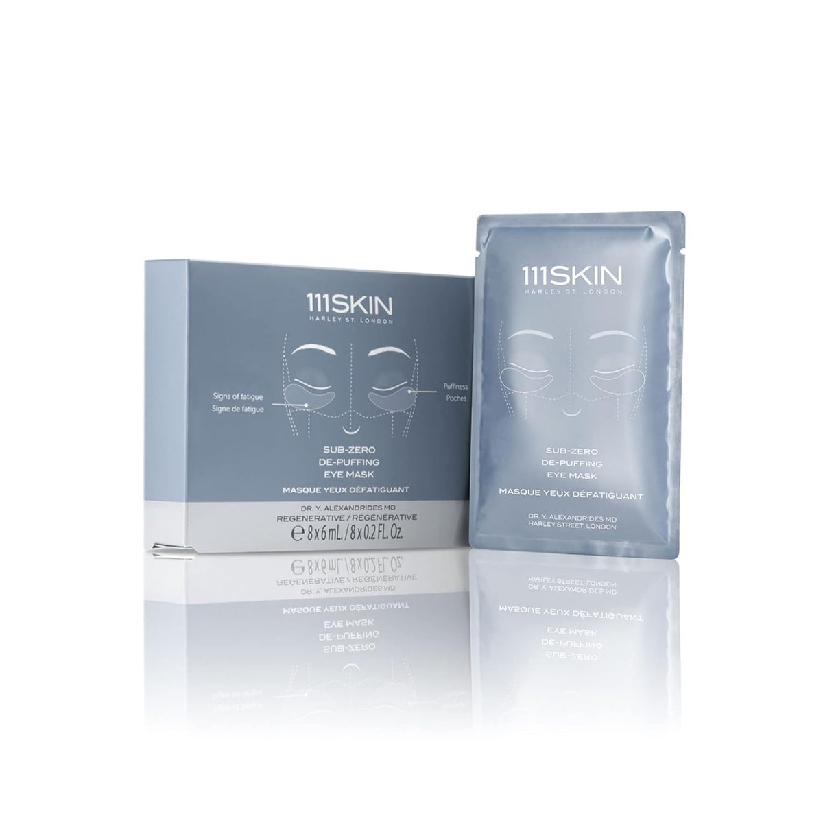 111SKIN Cryo De-Puffing Eye Mask, Hydrating Under Eye Patches for Puffy Eyes & Dark Circles with