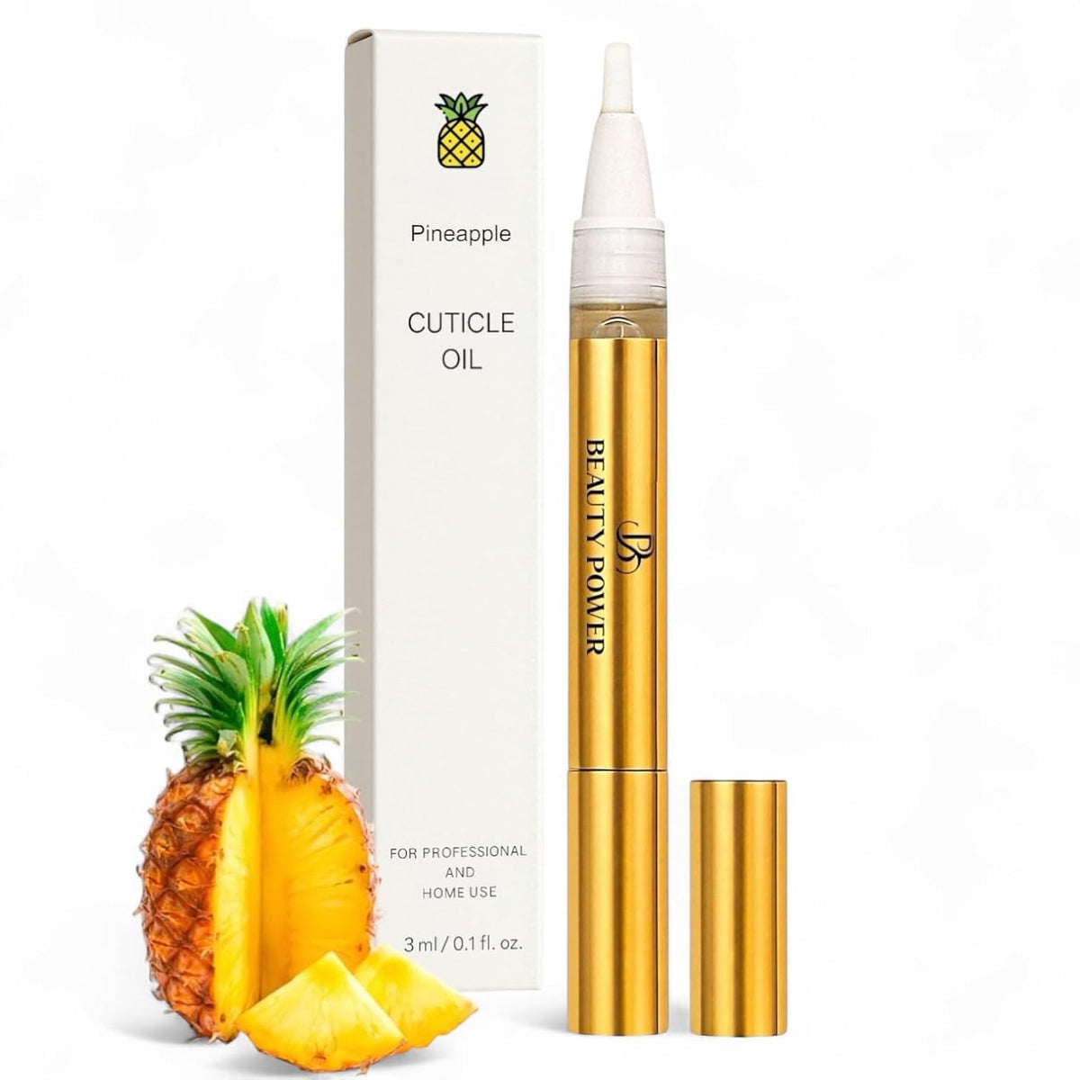 Nail Oil Cuticle Pen - Pineapple - Nail Strengthener & Growth Serum with Vitamin A, D, E, B5