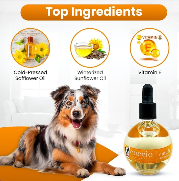 Warren London Dog Cuticle & Nail Revitalizing Oil | Moisturize, Strengthen, and Nourish | Vitamin E