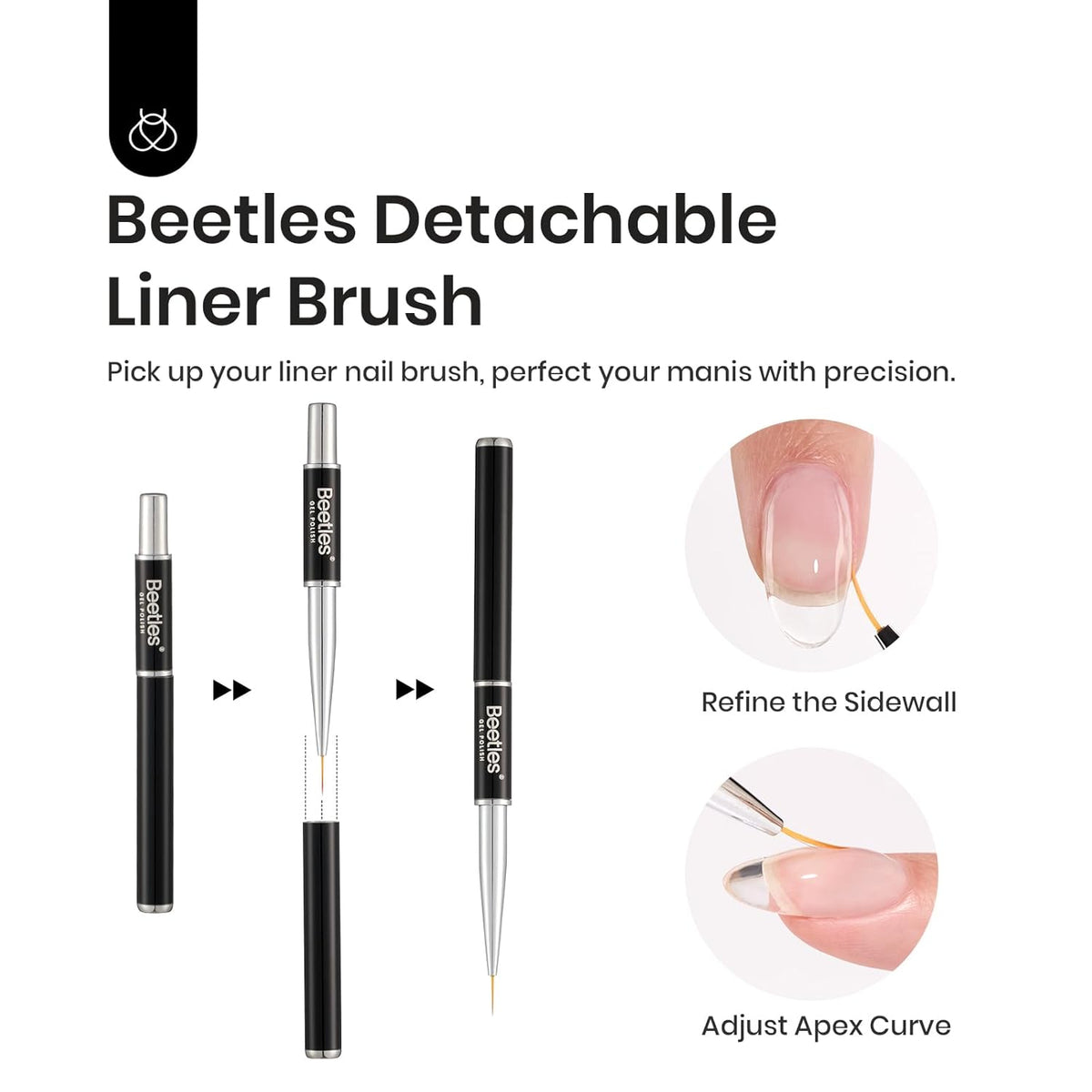 Beetles Builder Gel for Nails 7-in-1 Clear Builder Nail Gel Kit for Nail Extension Strengthening