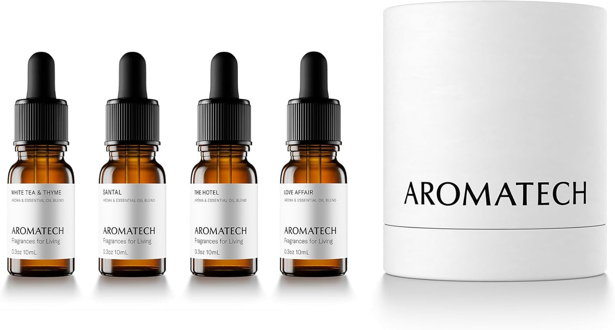 AromaTech The Bestsellers Set | Gift Set of Aroma Diffuser Essential Oils Blend of Santal, The