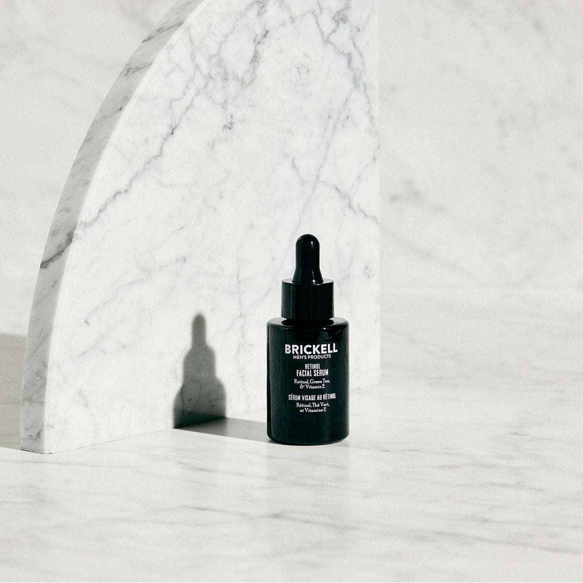 Brickell Men's Retinol Skin Care Serum Treatment For Firming Face Lines & Eye Wrinkles, Deep