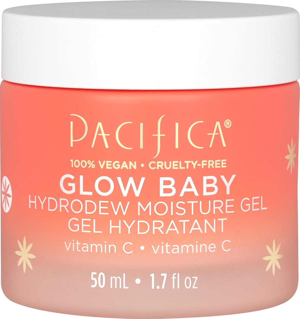 Pacifica Glow Baby Hydrodew Gel Moisturizer – Vitamin C & Niacinamide Dewy Face Gel for Glowing