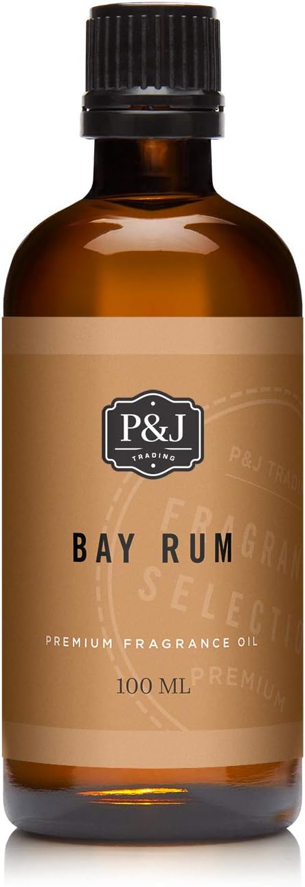 P&J Trading Fragrance Oil | Bay Rum Oil 100ml - Candle Scents for Candle Making, Freshie Scents