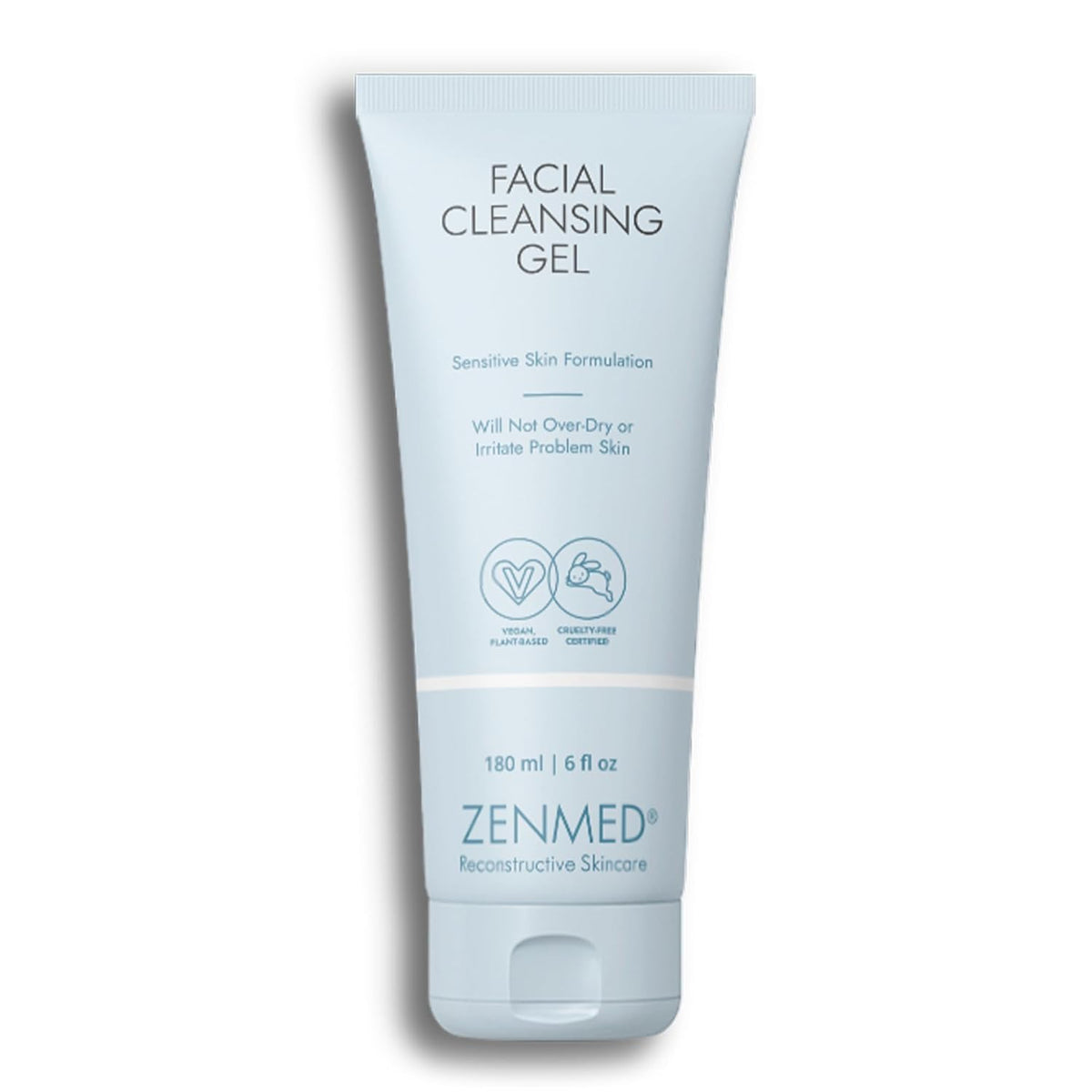 ZENMED Facial Cleansing Gel 6 oz for Women and Men - All-in-One Cleanser Face Wash | Hydrating