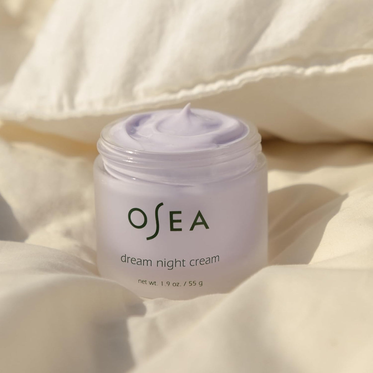 OSEA Dream Night Cream - Anti-Aging Hydrating Face Cream with Algae-Derived Bio Retinol - Plumps