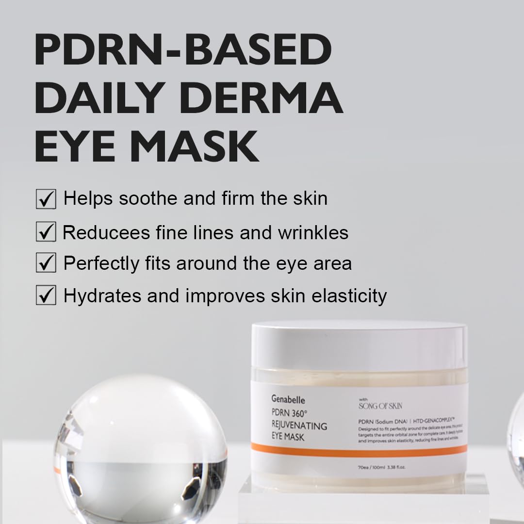 PDRN 360° Rejuvenating Eye Mask – Full Eye Area Care for Hydration, Firming & Elasticity with PDRN
