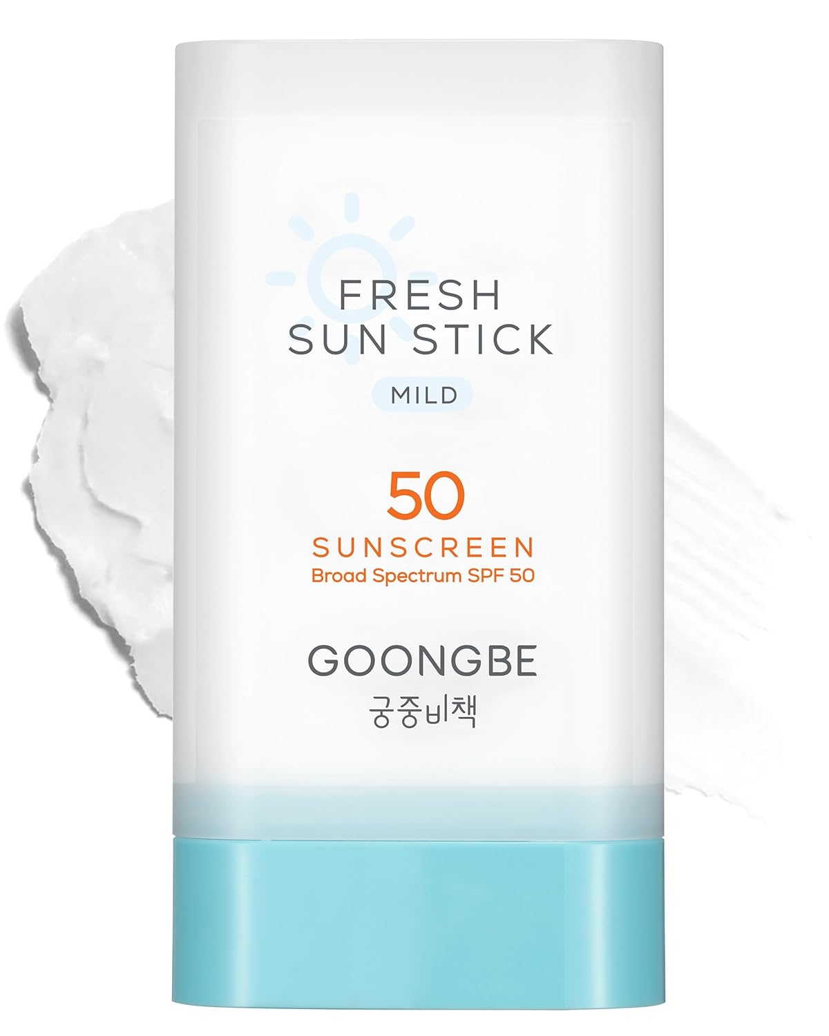 Fresh Sun Stick Mild SPF 50 - No White Cast Zinc Oxide Mineral Sunscreen Stick Balm - Non Greasy