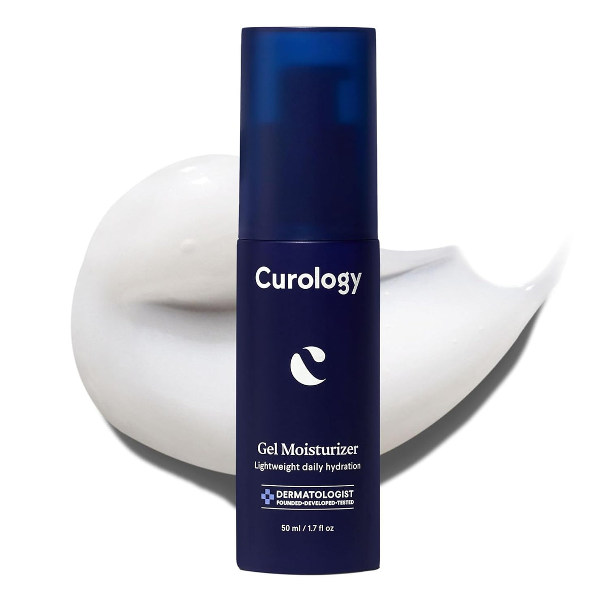 Curology Gel Face Moisturizer, Daily Face Lotion with Hyaluronic Acid, for Oily, Dry or Sensitive