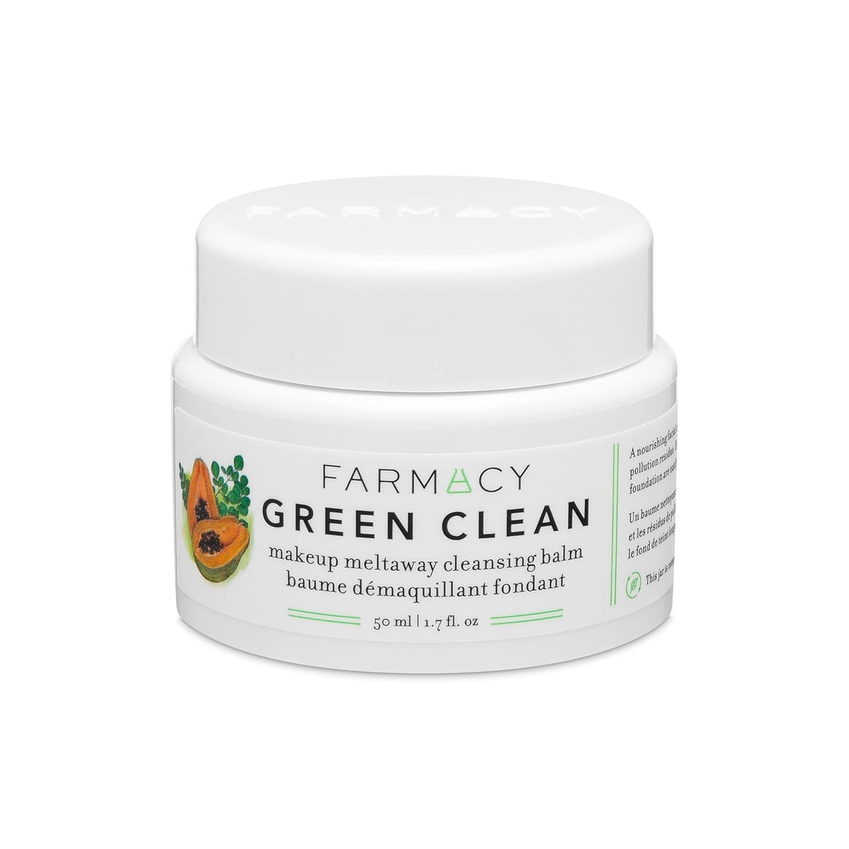Farmacy Makeup Remover Cleansing Balm - Green Clean Waterproof Makeup Remover + Oil Based Cleanser