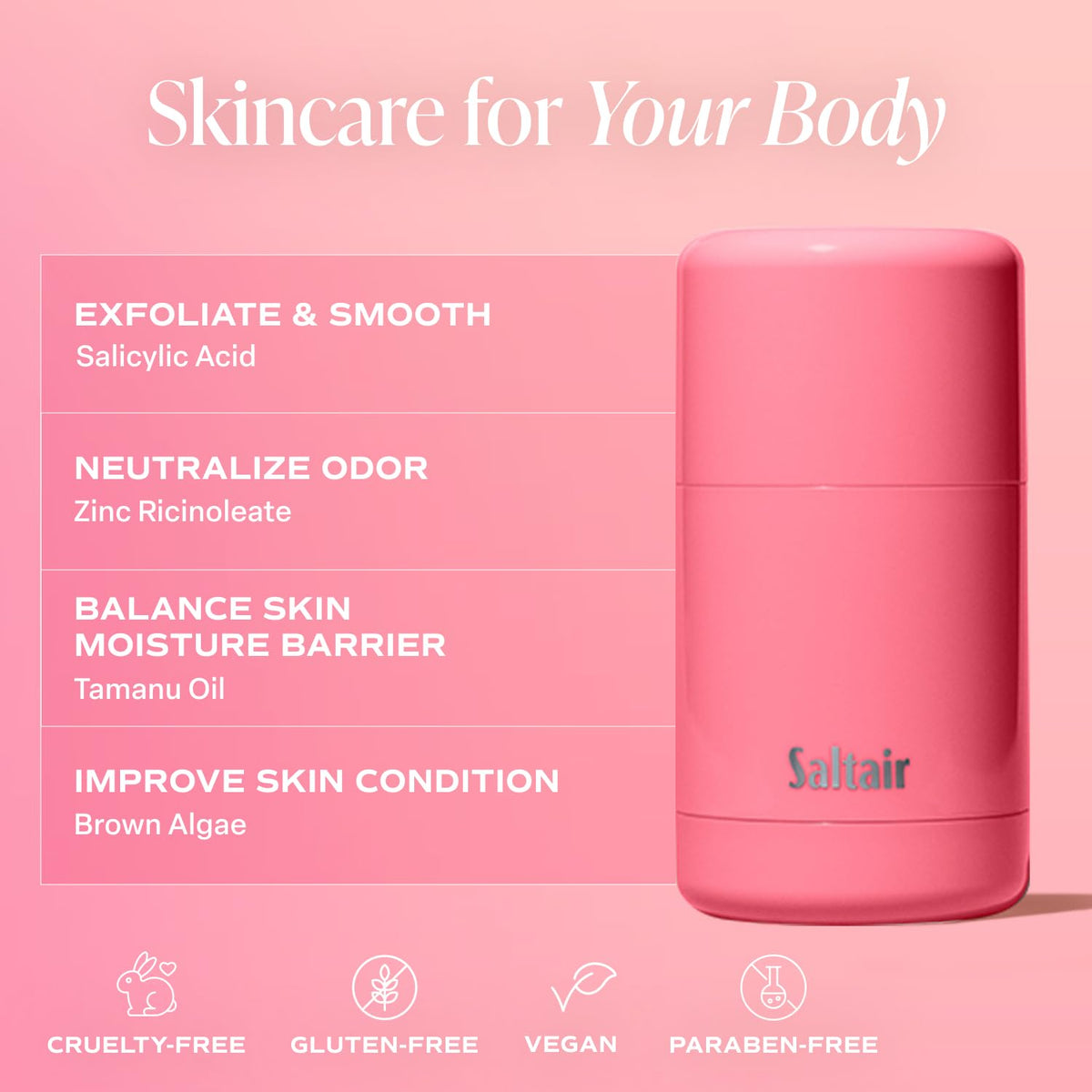 Saltair - Deodorant - Pink Beach - 2 Pack