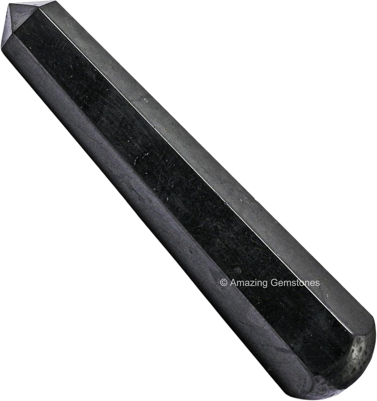 Amazing Gemstone Shungite Crystal Wand Massage Stick - Pelvic Wand Gua Sha for Adults - Crystals