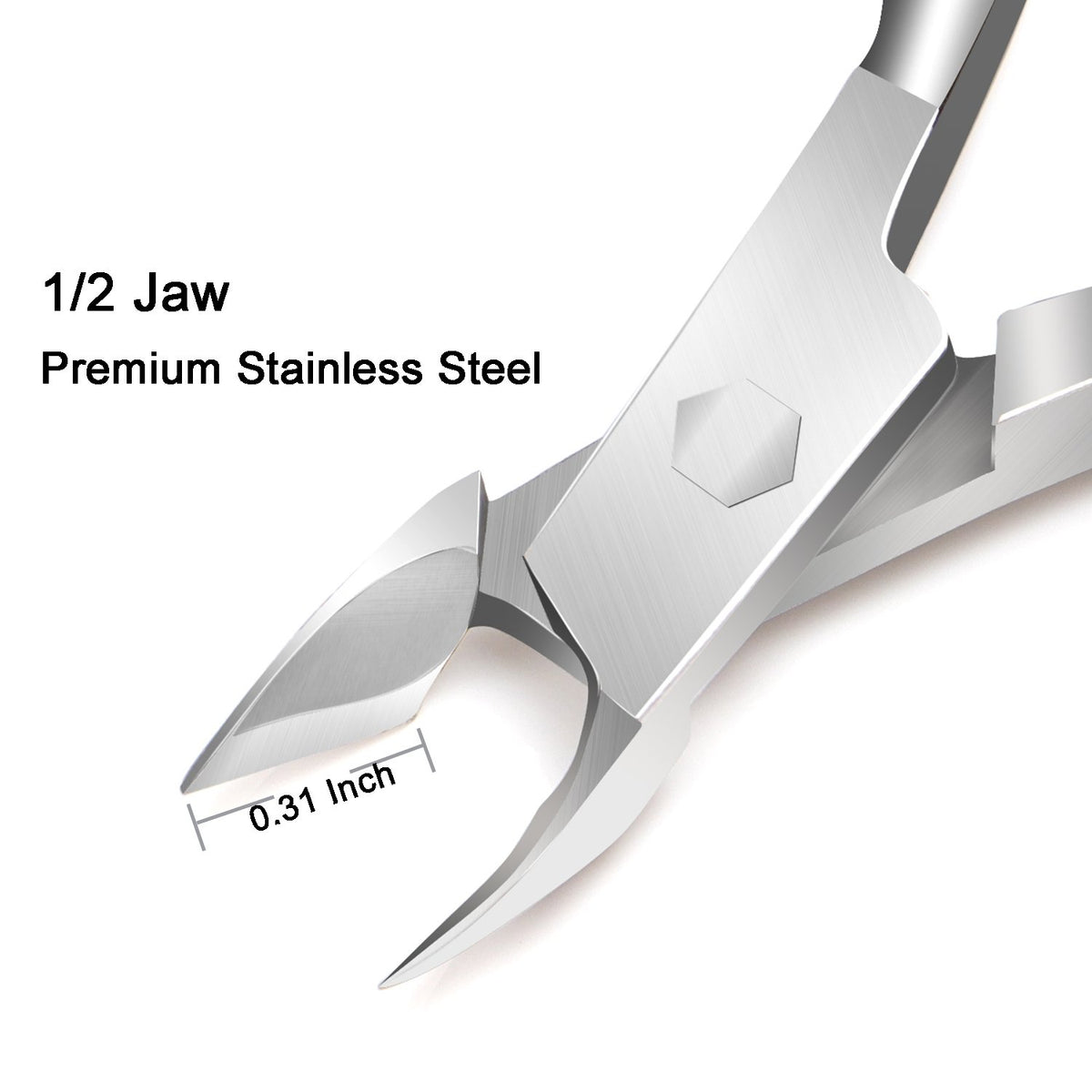 Ejiubas Cuticle Pusher Cuticle Nipper Stainless Steel Cuticle Trimmer Cuticle Remover Tool Set for
