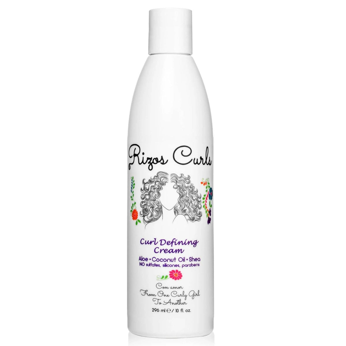 Rizos Curls Curl Defining Cream for Wavy, Curly, Coily Hair – Frizz Control, Defines, Softens
