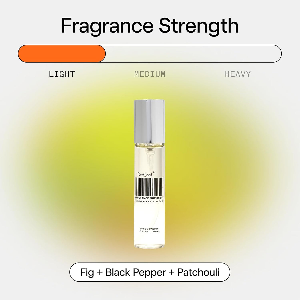 DedCool Eau de Parfum (04-0.5 fl oz) With Notes of Fig, Black Pepper, Patchouli, Perfume for Men