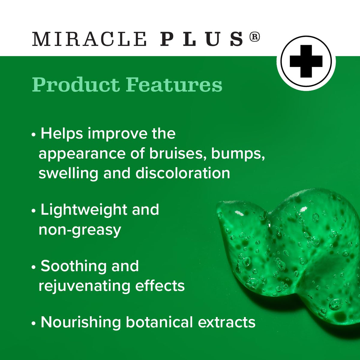 Miracle Plus Natural Arnica Bruise Body Gel | Arnica Montana Lotion For Thin Skin Bruising And
