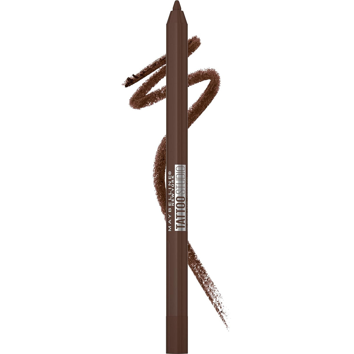 Maybelline TattooStudio Long-Lasting Sharpenable Eyeliner Pencil, Glide on Smooth Gel Pigments with