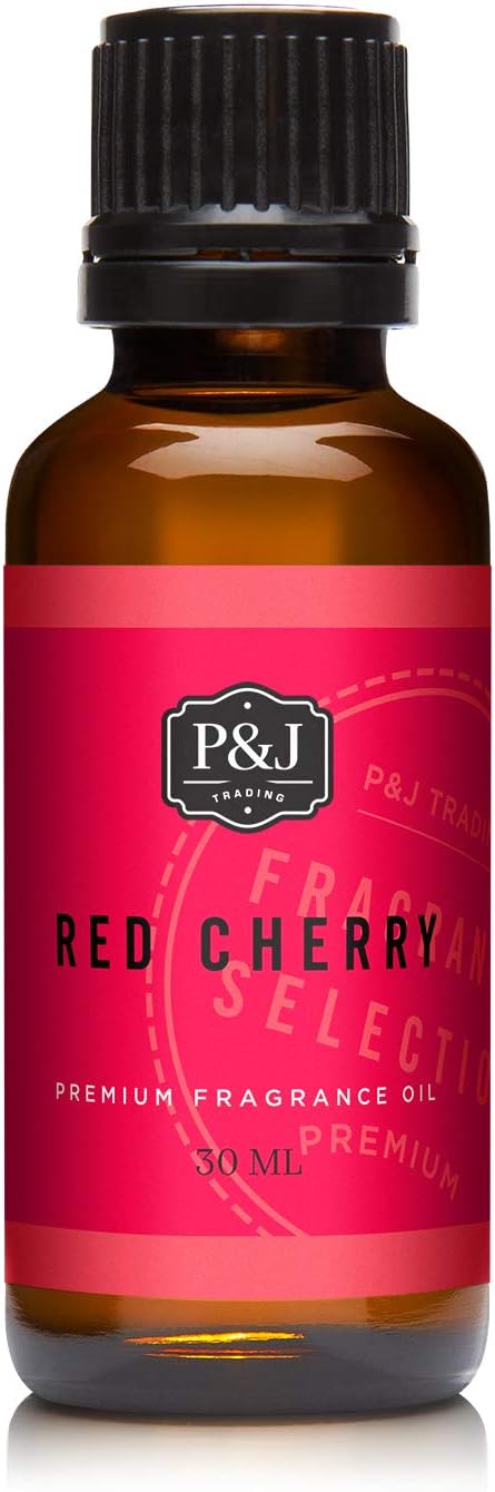 P&J Trading Fragrance | Red Cherry Oil 30ml - Candle Scents for Candle Making, Freshie Scent, Soap