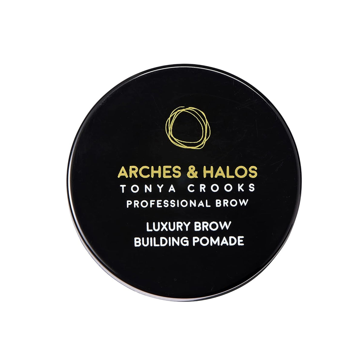 Arches and Halos Luxury Brow Building Pomade - Vegan Eyebrow Pomade - Creamy, Long Wearing Color