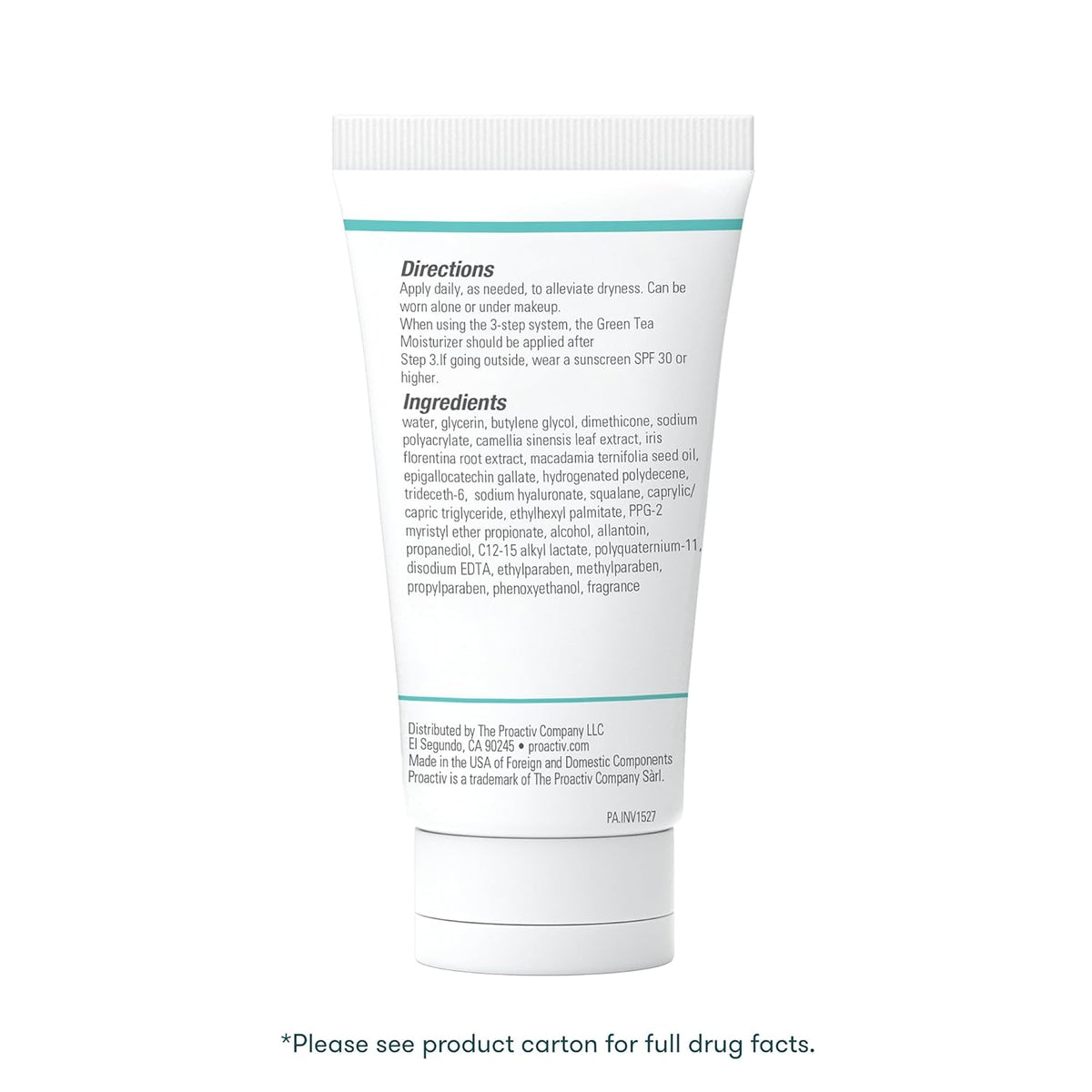 Proactiv Green Tea and Hyaluronic Acid Moisturizer for Dry Skin, Hydrating Face Moisturizer for