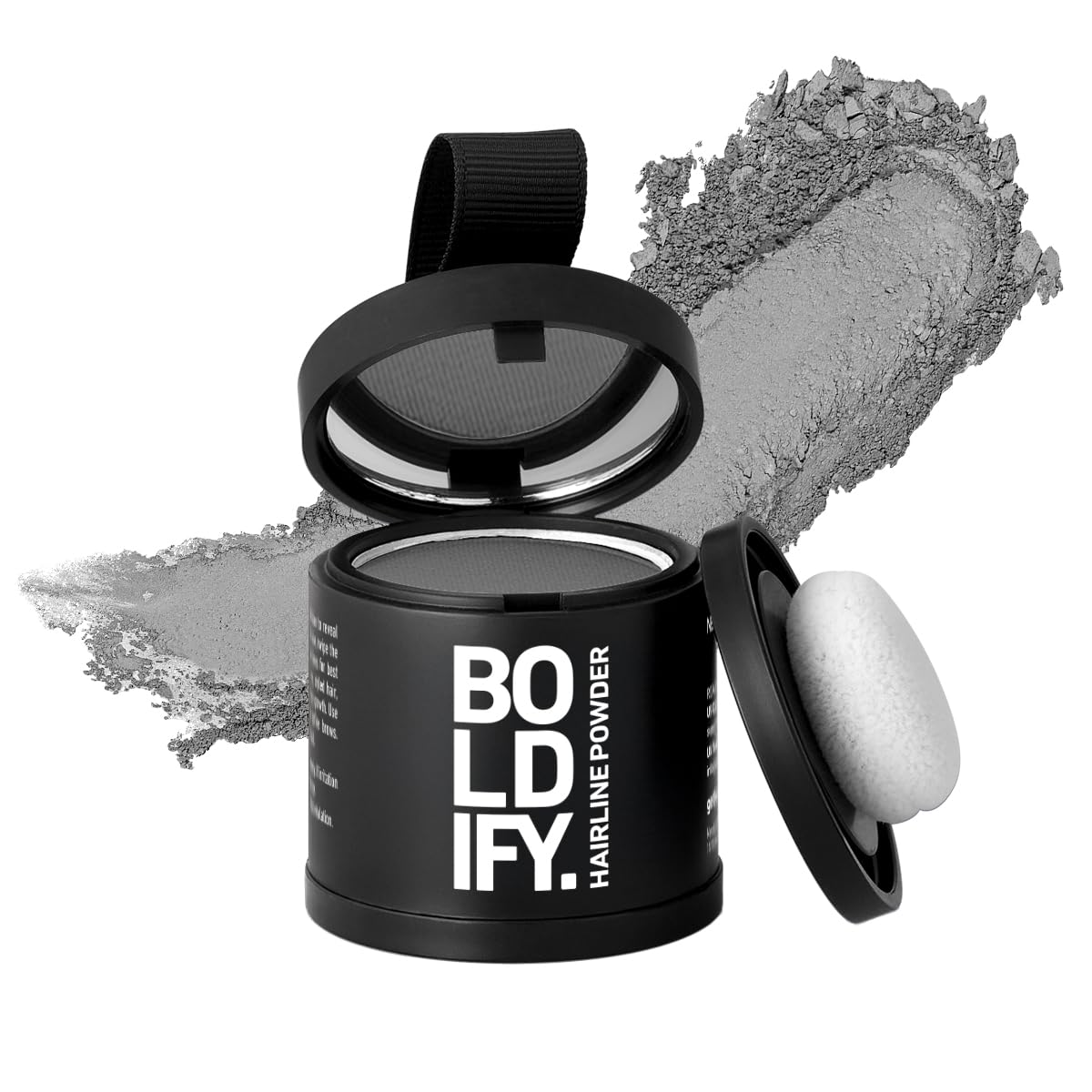 BOLDIFY Hairline Powder (LARGE, 10g) - Root Touch Up Hair Color for Gray Coverage - Bald Spot