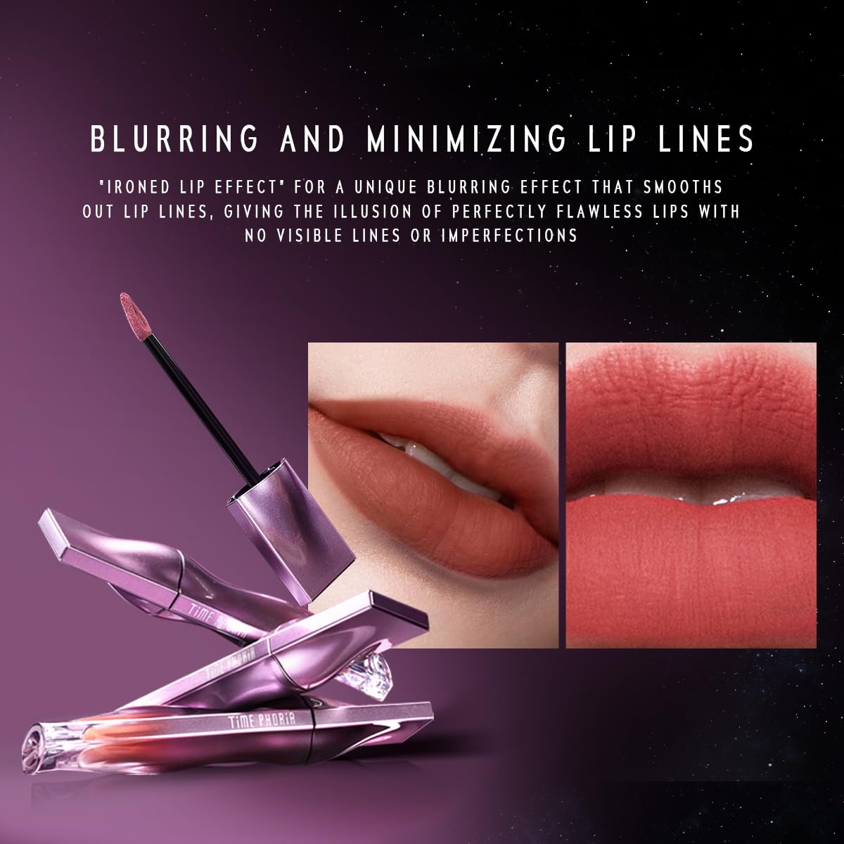 NEBULA VELVET LIP CREAM-Long Lasting Lip Stain, Waterproof and Transfer Proof Lip Tint, Matte