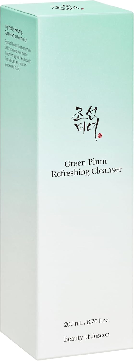 Beauty of Joseon Green Plum Refreshing Cleanser Gel Type Deep Pore Cleansing, Acne Face Wash