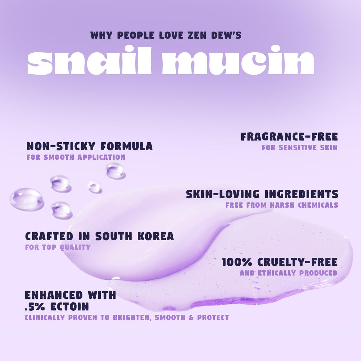 Moon Milk Snail Mucin Moisturizer Gel Cream 3.52 Oz - Blue Light Skin Defense - Korean Snail Mucin