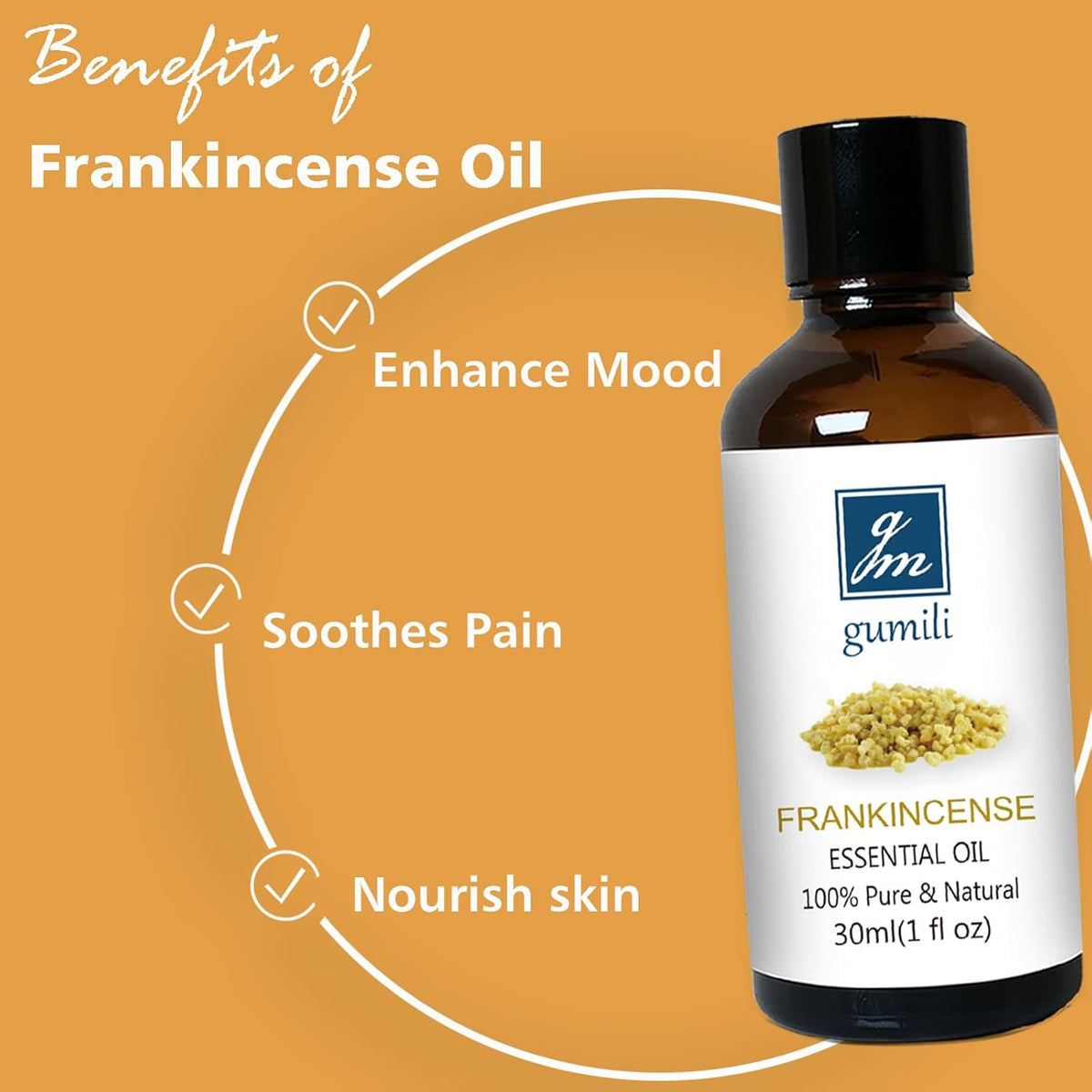 Frankincense and Myrrh Essential Oil, 100% Pure Undiluted Essential Oil for Skin, Hair