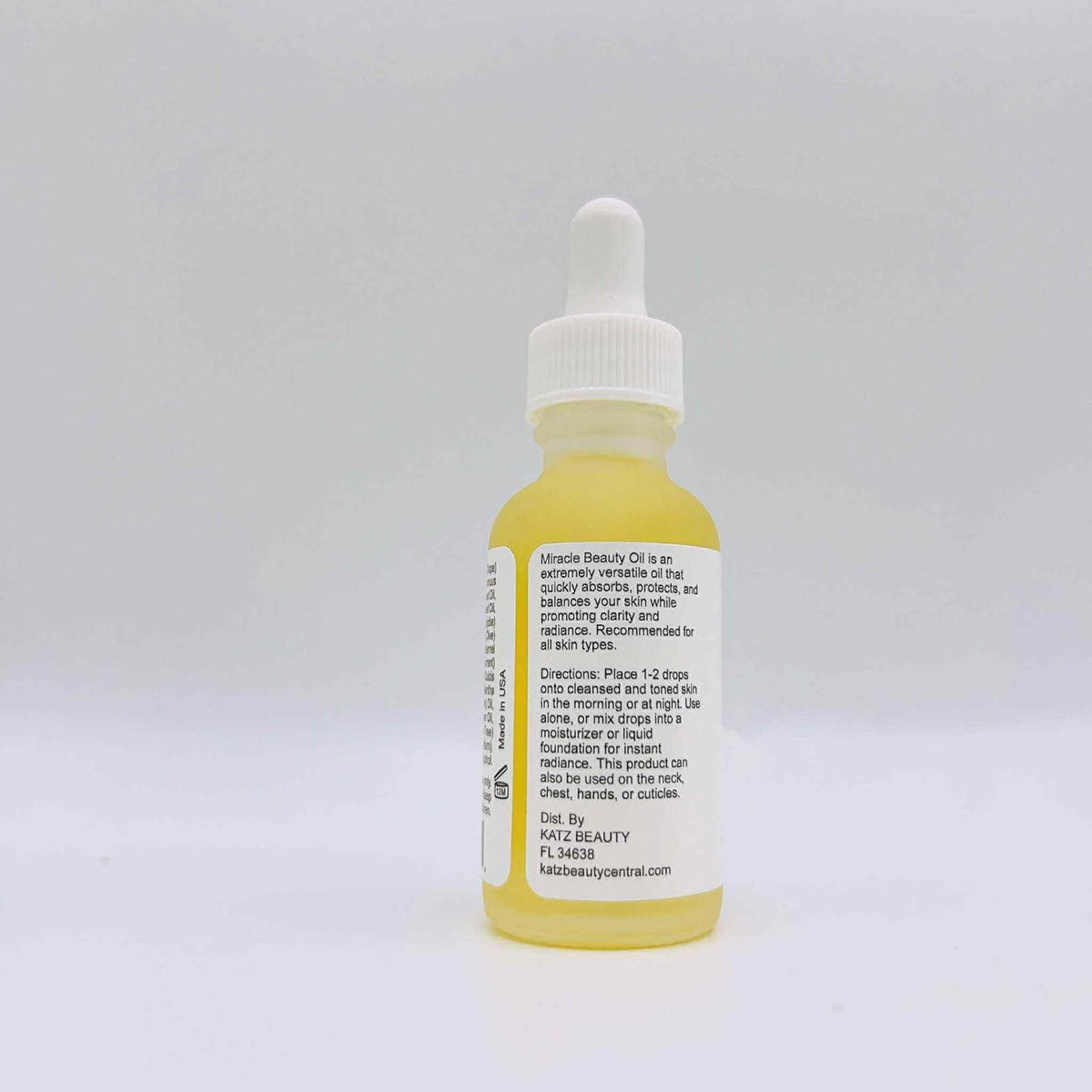 Katz Beauty Miracle Beauty Oil - Hydrating Face Oil with Jojoba, Argan & Marula Oil for Anti-Aging
