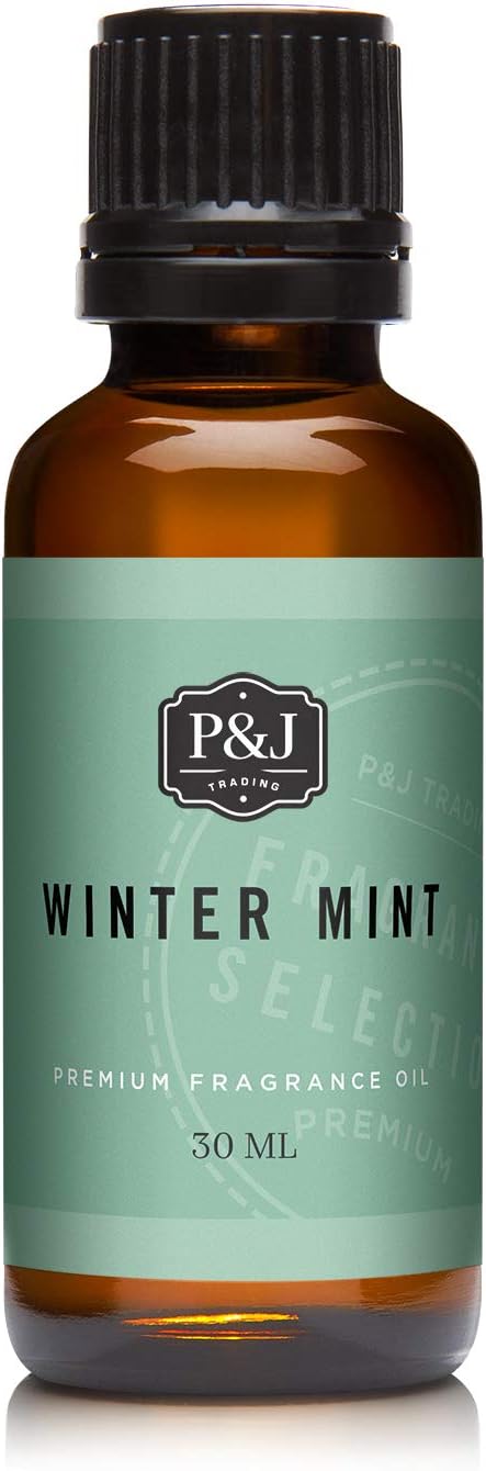 P&J Trading - Winter Mint Scented Oil 30ml - Fragrance Oil for Candle Making, Soap Making, Diffuser