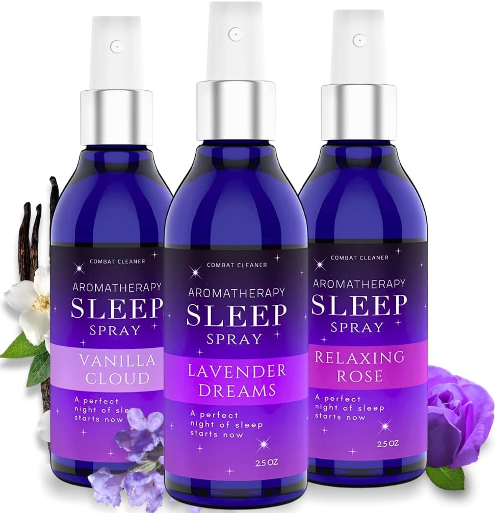 Pillow Sleep Spray Mist for Deep Sleep | Help Stress & Anxiety Relief Aid | (Pack of 3) Calming