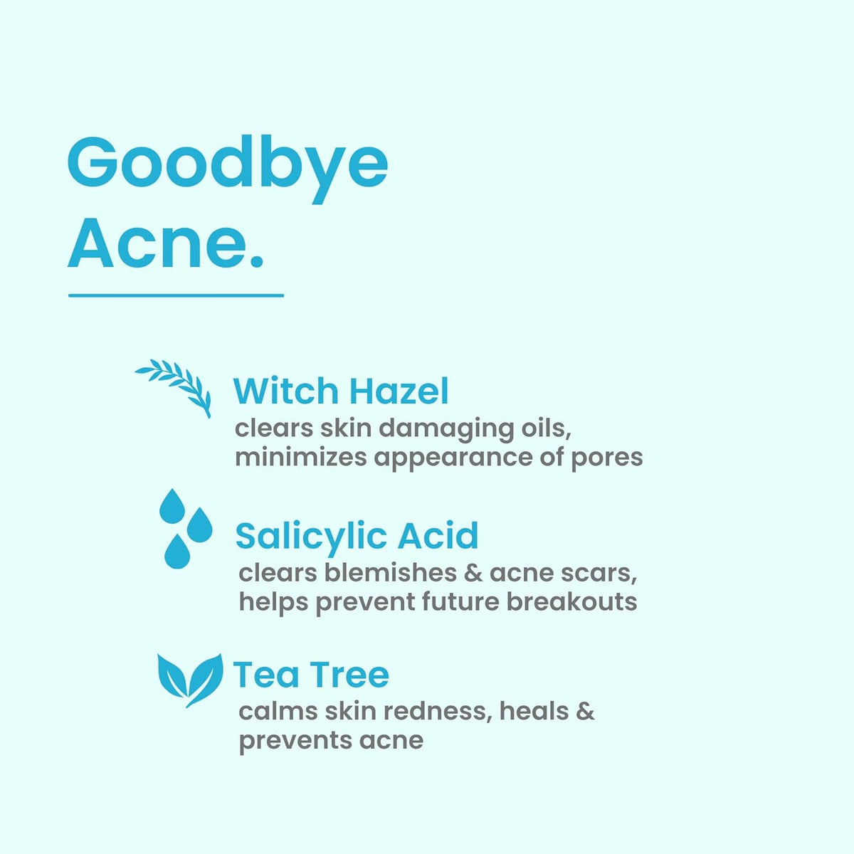 Acne Clarifying Face Toner for Teens by Natural Outcome Skin Care - Salicylic Acid Facial