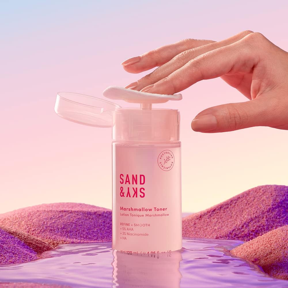 Sand & Sky Australian Essentials Brightening Toner with Niacinamide & Glycolic Acid - Marshmallow