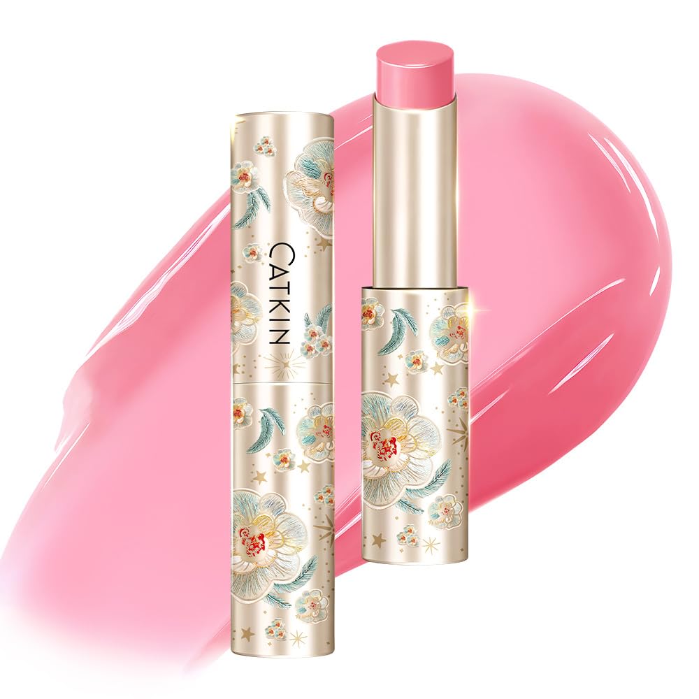 CATKIN Glossy Lip Balm Ultra Hydating Glow Lip Tinted Jelly Plump Melting Balm Shea Butter Repair