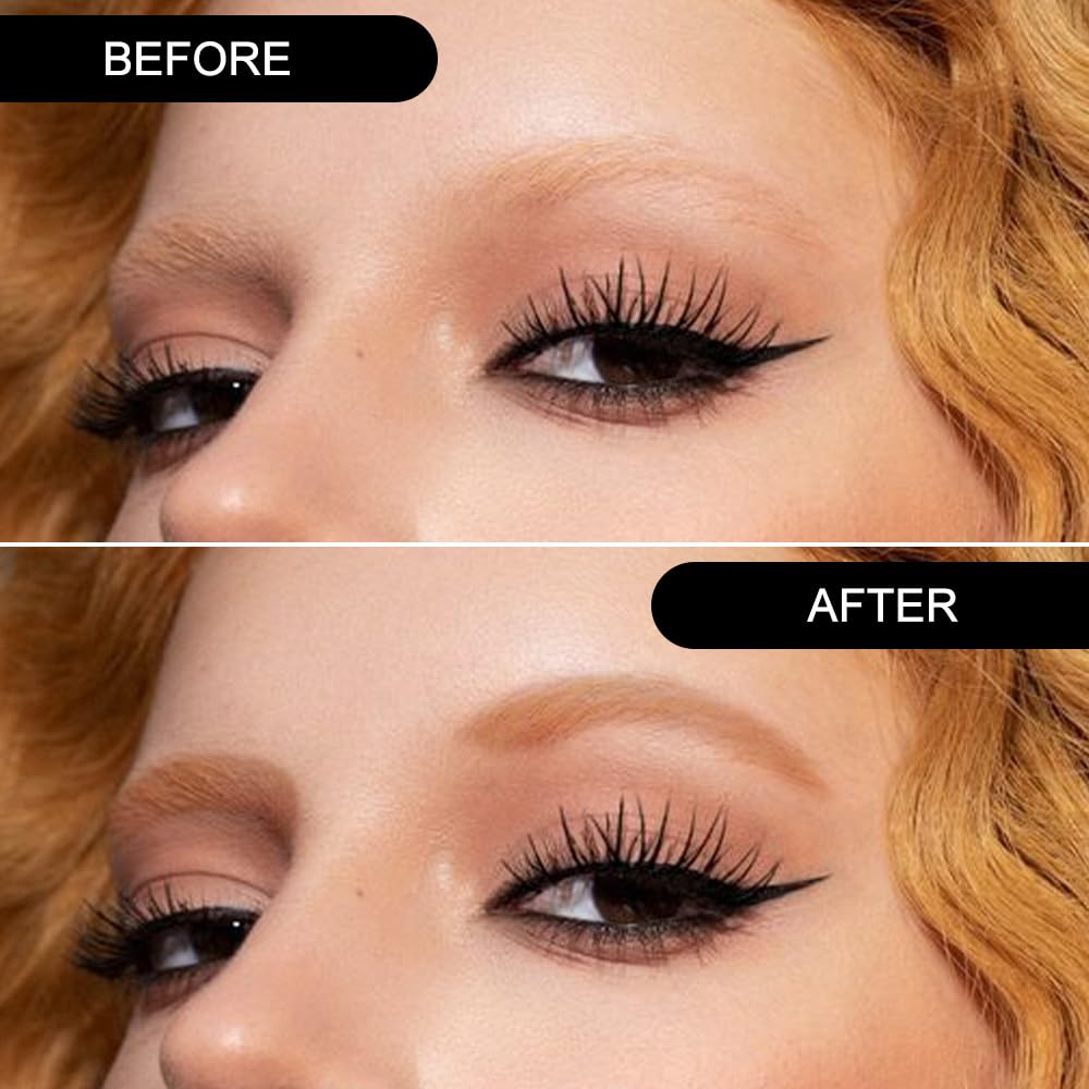 Brow Powder Kit – Long-Lasting 3-Color Brow Filler for Full, Defined Natural Brows, Contour Palette