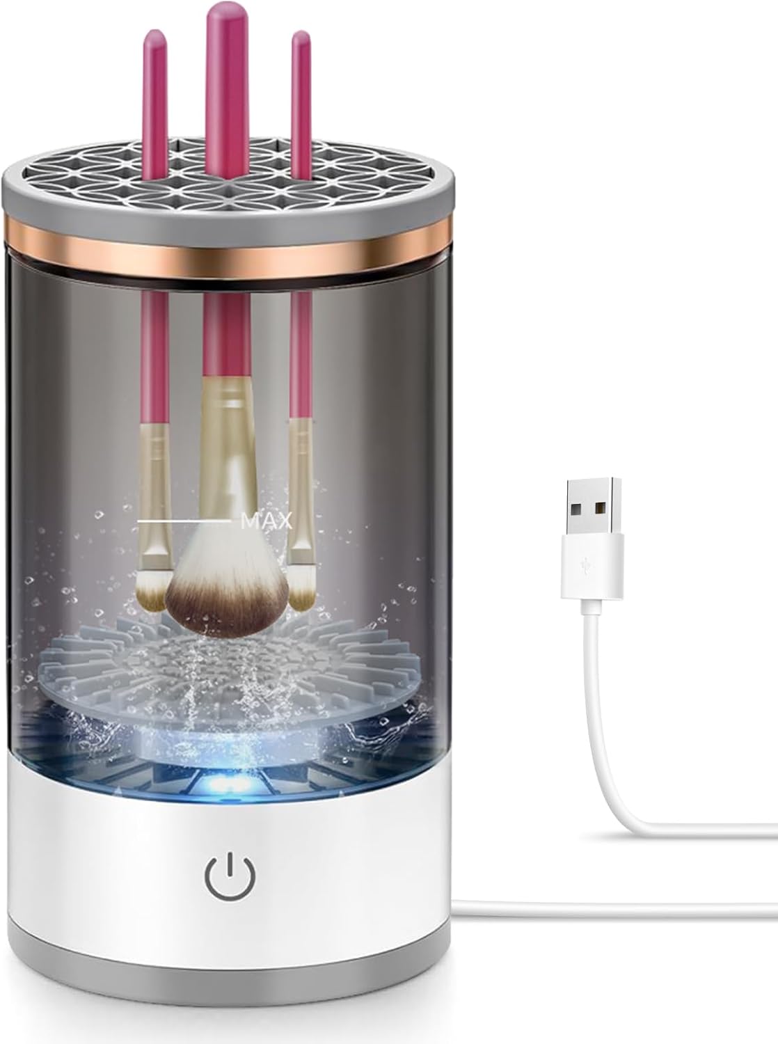 Electric Makeup Brush Cleaner, Quick Efficient Machine for Deep Cleaning All Types of Brushes