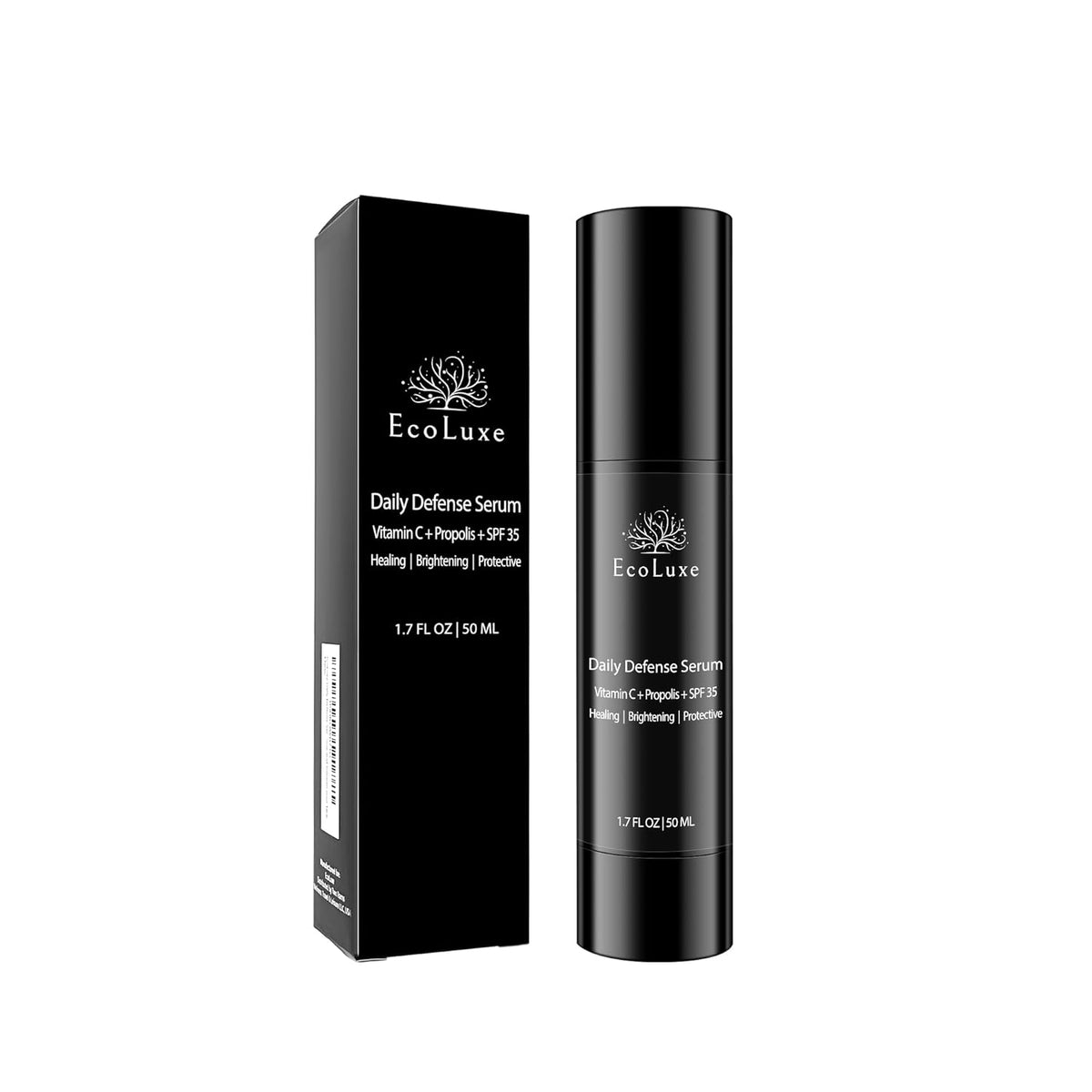 Vitamin C & Propolis Serum with SPF 35 – Daily Defense Brightening & Hydrating Antioxidant Face