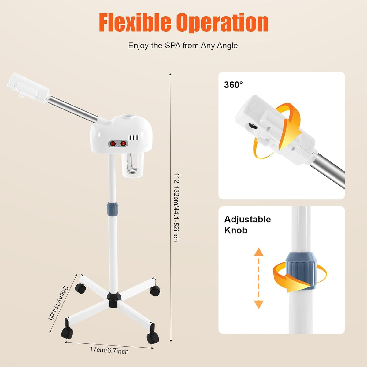 Professional Facial Steamer for Estheticians, Esthetician Facial Deep Cleaning Skin Care Equipment