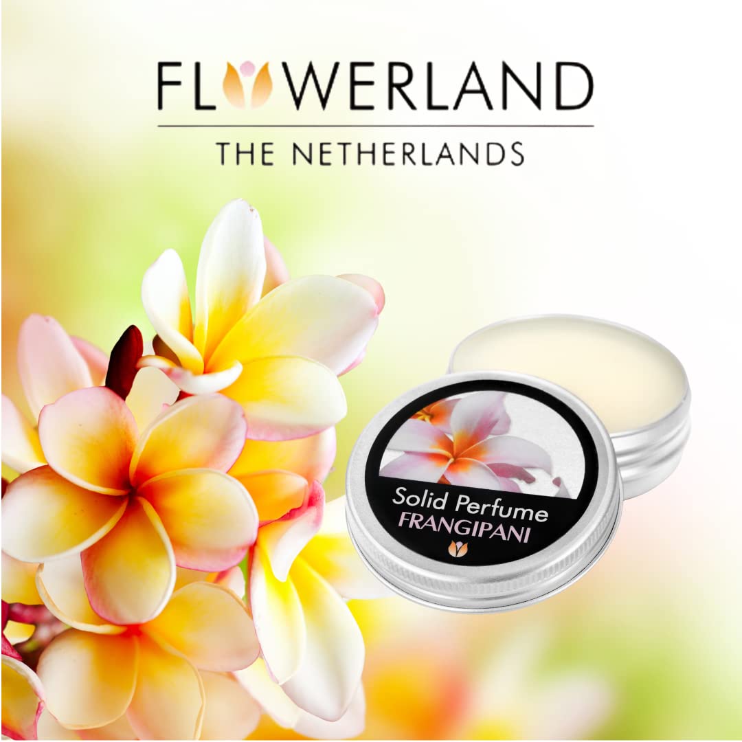 Flowerland Solid Perfume - Portable Pocket Balm Perfume Perfect for Travel Use - Natural Fragrance