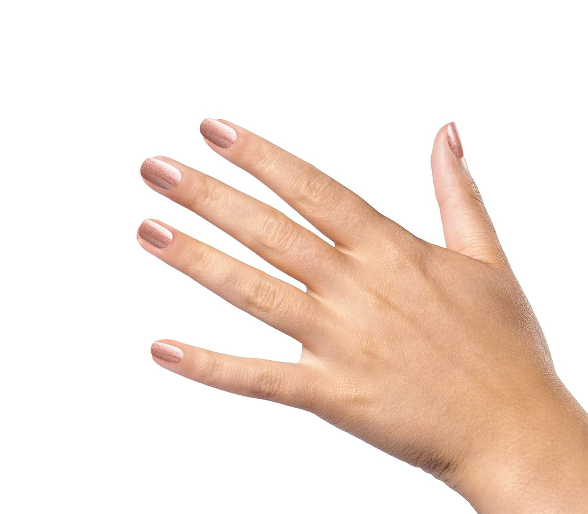 duri Nail Polish, 539 Path Of Light, Rose Gold Metalic, Semi Sheer Coverage, Glossy Finish, Fast