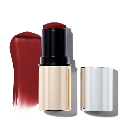 MAKE Beauty Heat Stroke Cream Blush Stick for Cheeks with Natural Hydrating Dewy Finish. Creamy Gel