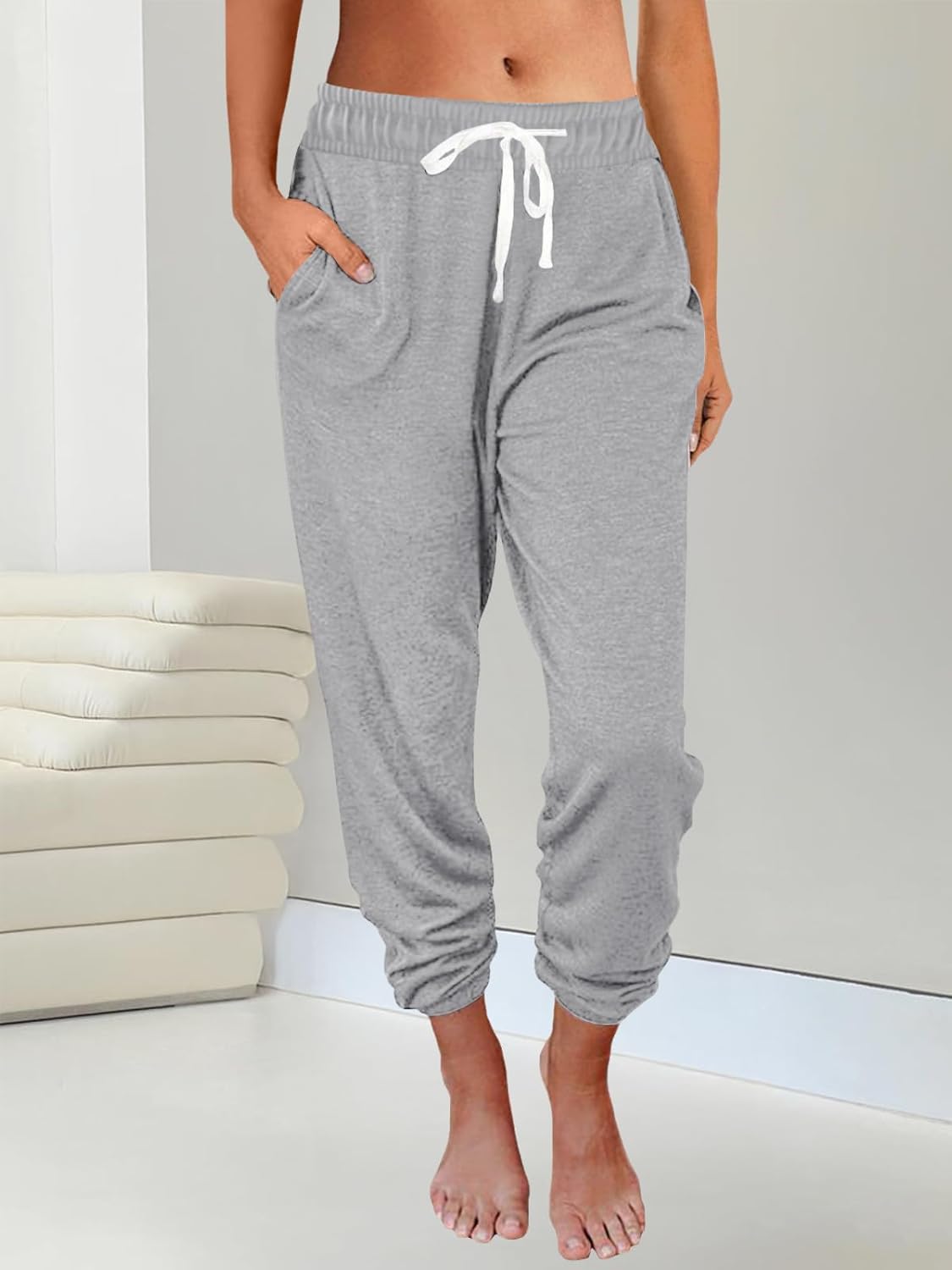 AUTOMET Sweatpants Women with Pockets Lounge Pajama Travel Pants Work Joggers Fall Clothes Winter