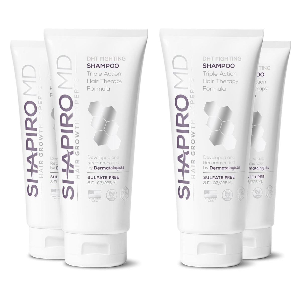 Shapiro MD Hair Growth Experts Hair Loss Shampoo | DHT Fighting Vegan Formula for Thinning Hair