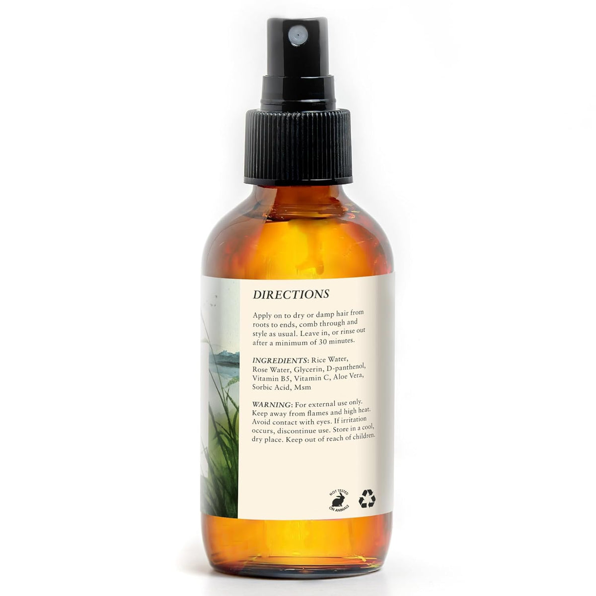 Rice Water For Hair Growth by Baja Basics, Thickness, Strength, Shine - Leave-in Conditioner for